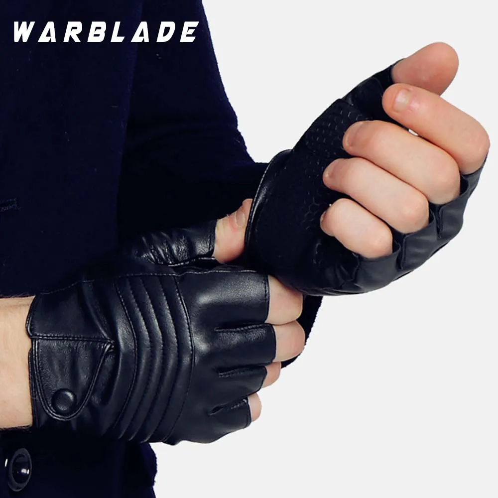 Мужские кожаные перчатки для вождения WarBLade новые стильные Перчатки фитнеса