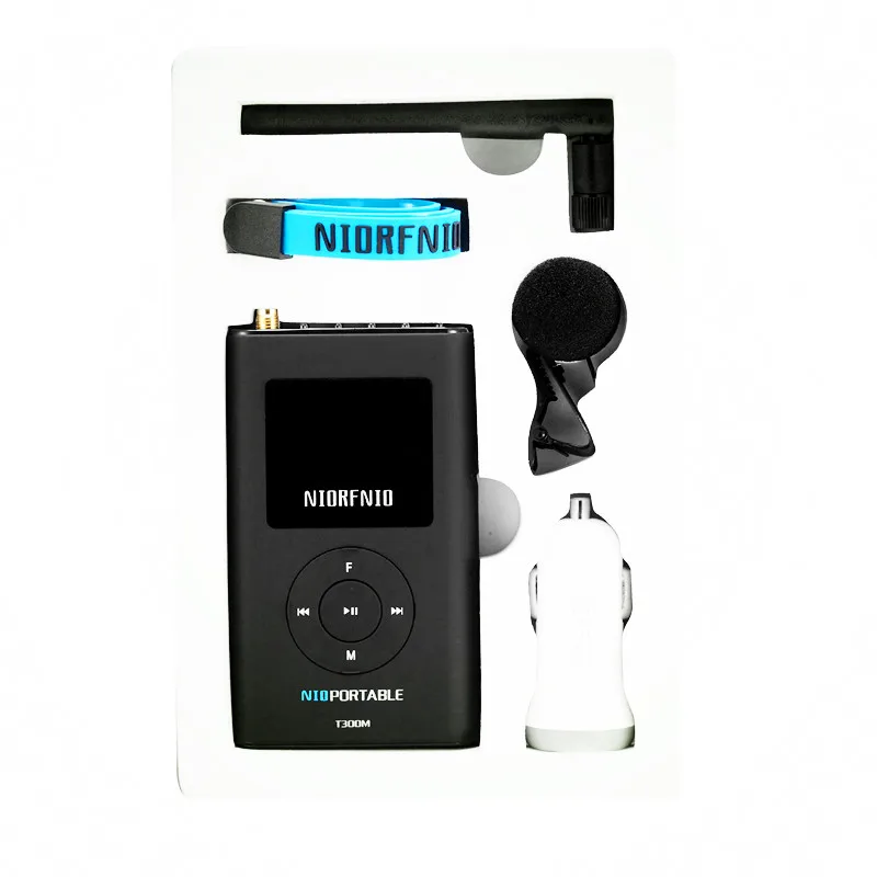 Free Shipping T300M 0.3W Hands Free Portable FM Radio Broadcast