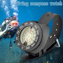 Дайвинг наручные часы дизайнерский компас Пластик легкий Водонепроницаемый Компас для плавания FH99