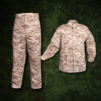 

Military Uniform ACU Desert Digital Camo Training Clothing Tactical Combat Jacket Cargo Pants Suit CS Army Clothes Men
