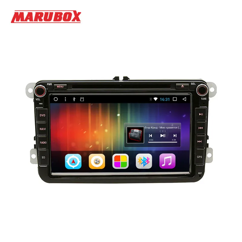 MARUBOX 2 Din Android 7 1 для Volkswagen POLO Passat четырехъядерный GPS навигатор DVD Bluetooth радио