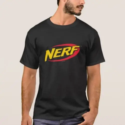

Gildan Nerf Logo Men's Black Tees T-Shirt Clothing