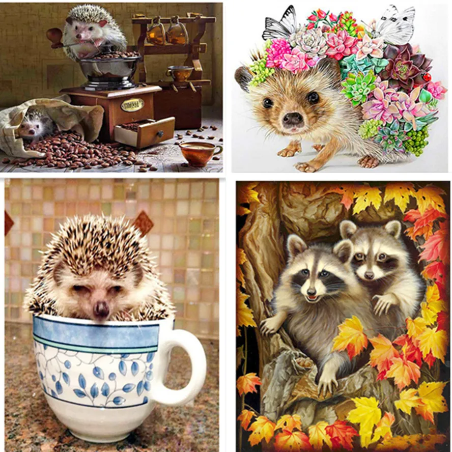 Aliexpress.com : Buy 5D DIY Embroidery Diamond Painting Hedgehog