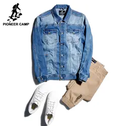 Пионерский лагерь новая джинсовая куртка мужская брендовая одежда темно-синие повседневные джинсы куртки мужская качественная верхняя