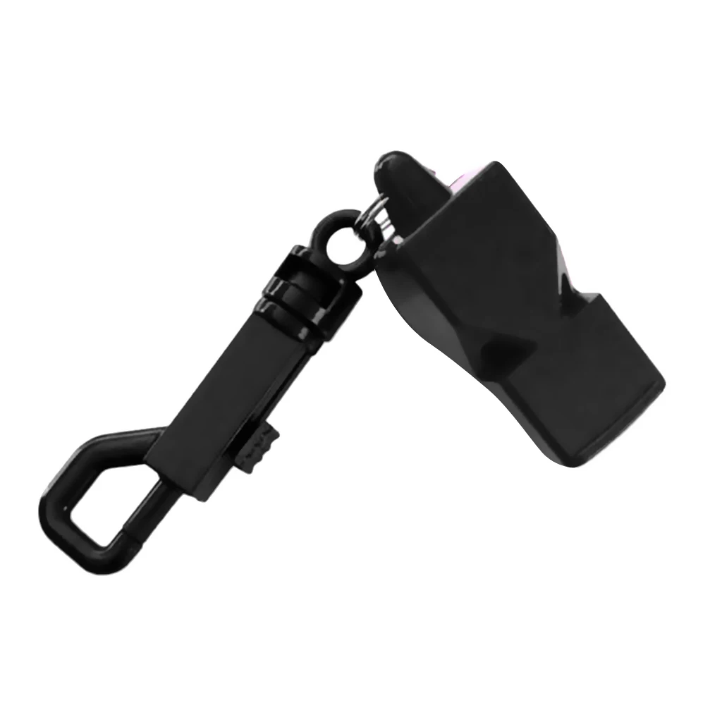 1 Pcs High Quality Safety Whistle With Snap Clip Emergency Easy Carry for Outdoor Camping Scuba Diving Swimming Kayaking 