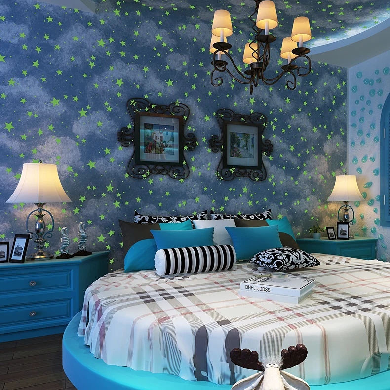 0 53x10 Meters Children S Room Starry Sky Pattern Wallpaper