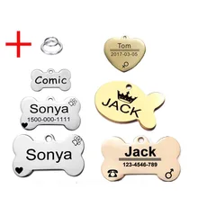 Удостоверение личности для домашних животных интимные товары для собак собаки домашние животные аксессуары удостоверение личности котенка и щенка （гравировка Pet ID, имя, телефон, Пол ）аксессуары для собак