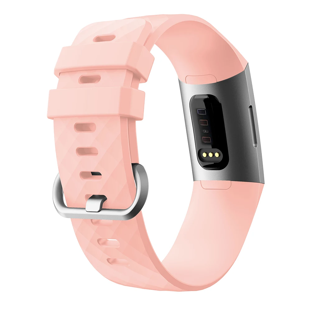 Силиконовые спортивные полосы для Fitbit заряд 3/зарядки 3 SE трекер Classic маленький большой браслет для Для женщин Для мужчин 23 мм 20 мм