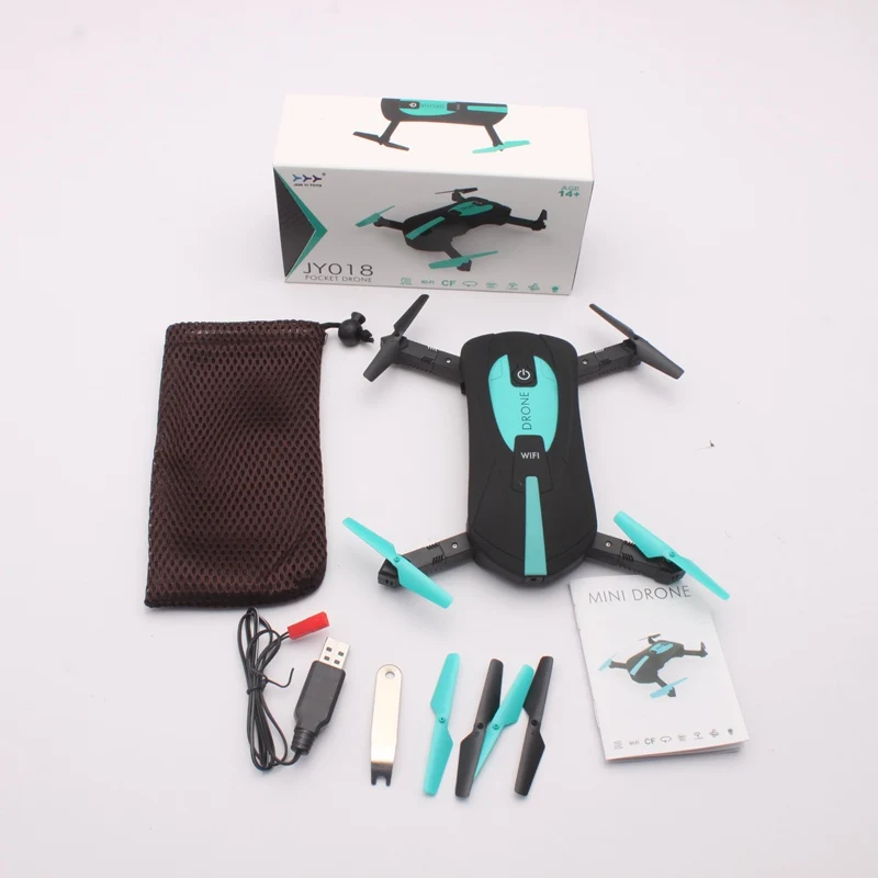 Мини складной селфи Дрон Elfie Карманный с камерой Wi Fi Rc Вертолет Дистанционное