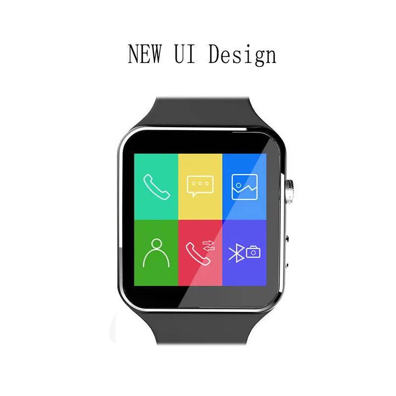2016 New Bluetooth font b SmartWatch b font X6 Smart Watch Sport Watch For Android Phone