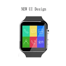 2016 neue Bluetooth SmartWatch X6 Smart Uhr Sportuhr Für Android Phone Samsung Galaxy Anmerkung3 Mit Kamera FM Unterstützung SIM karte