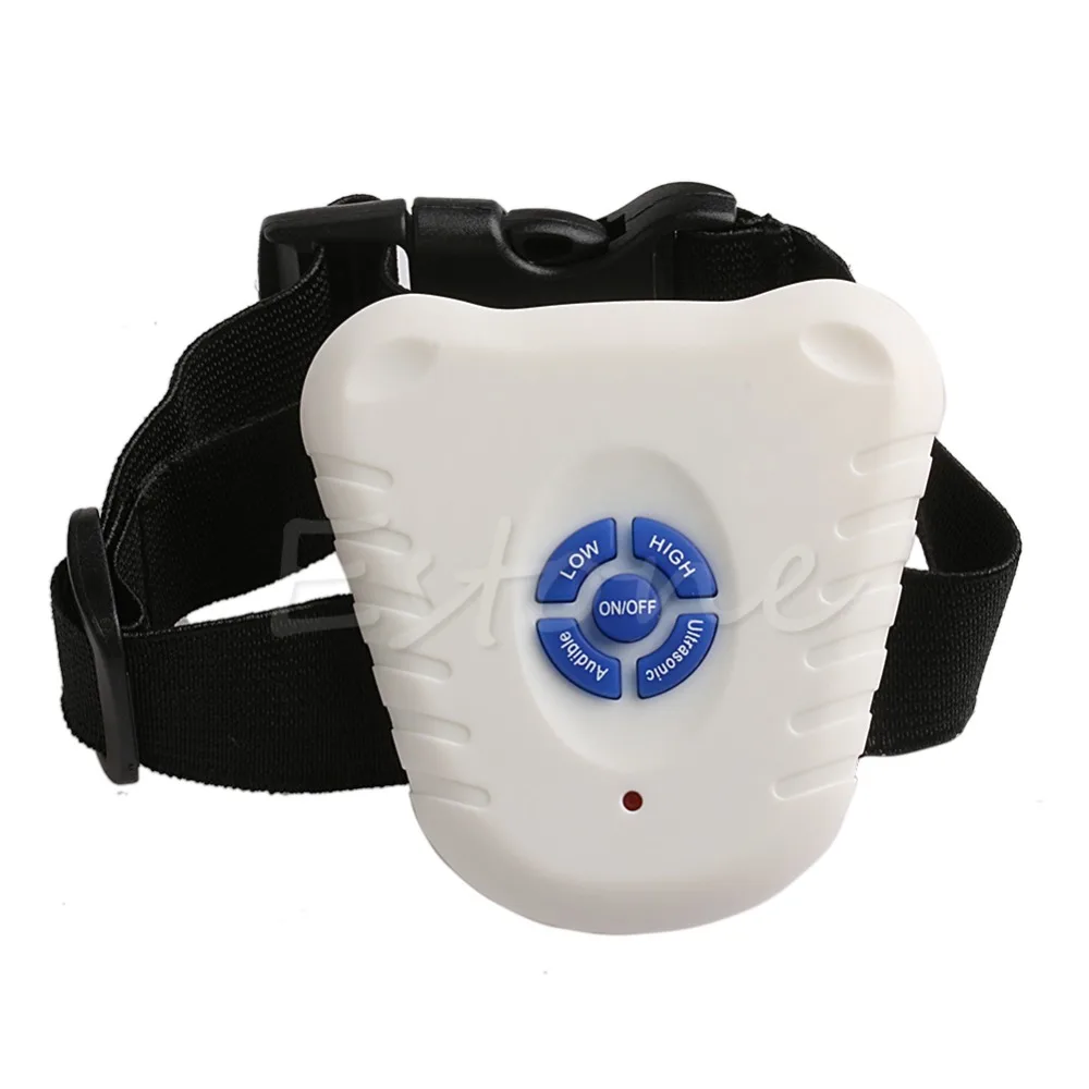 NEW Ultrasonic Dog Bark Stop Anti Barking Control Collarin Bark