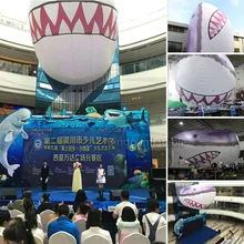 Подгонянная 8,6 м в поисках Немо надувная Акула надувная морская рыба висячая Caine для рекламного карнавала украшения