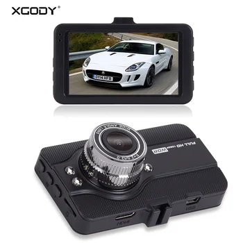 

Xgody Dash Camera Rear View Camera Night Vision Dual Lens Video Recorders Car Dvr Dashcam Motion Detection Cycle Recording