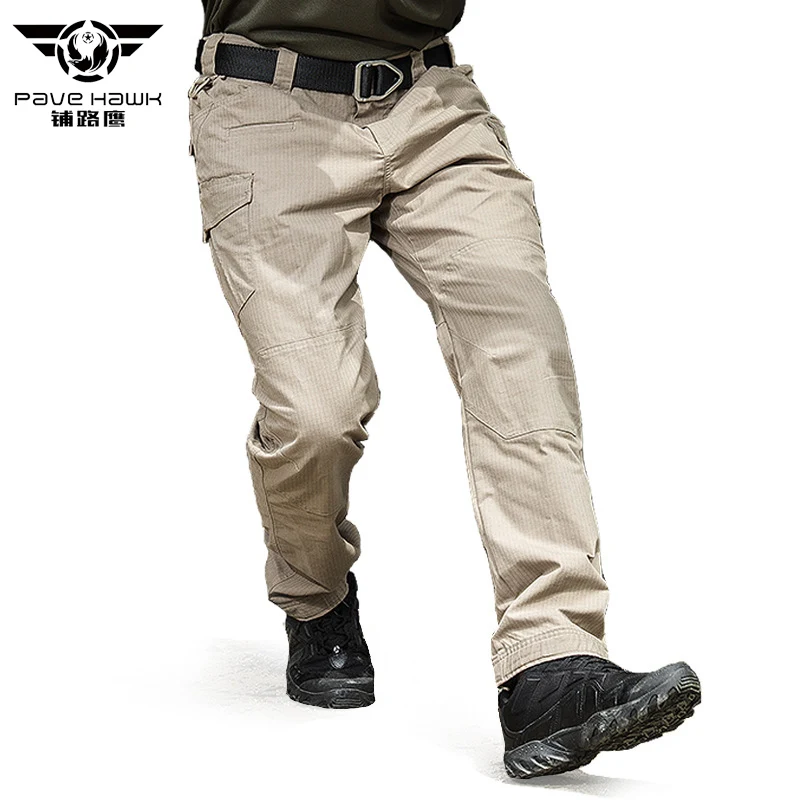 

Brand Summer Waterproof Men's Clothing Pants Cotton Combat Army Training Casual Military Pants Cargo Trousers Tactical Women New