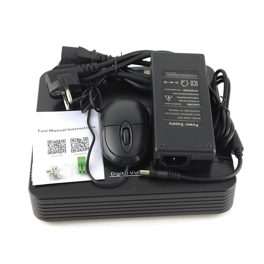 Smar 48V POE NVR 4 канала мини видеорегистратор Full HD автономный Hi3515C 1920*1080P ONVIF для IP