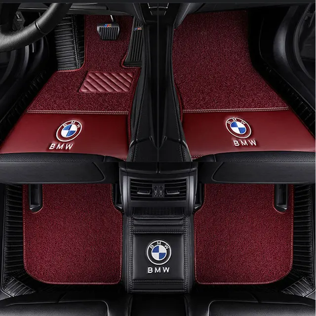 Car carpet fit BMW badge LOGO 1 3 4 5 7 Series X1 X3 X4 X5 X6 GT 320i M