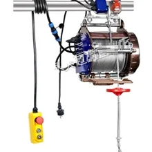 Высокоскоростной 88-200KG 40-50M 220 V 50Hz 1-фазный ce gs сильный с высоким качеством портативной лебедки, Электрический Стальной Канатный подъемник, портативный