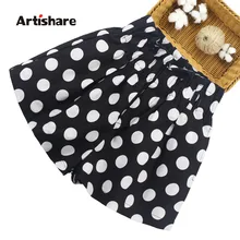 Короткие штаны для больших девочек штаны с узором в горошек Повседневные детские шорты для девочек, летняя одежда для девочек 6, 8, 10, 12, 14 лет