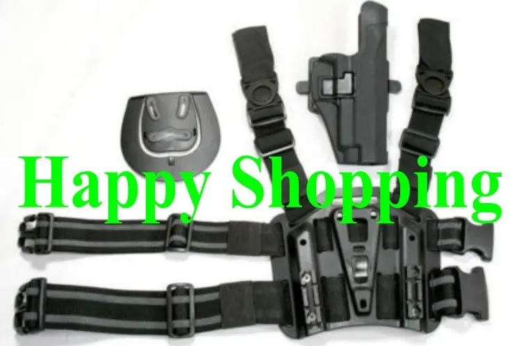 

Tactical P226 Leg Pouch holster with platform for airsoft gun hunting black color