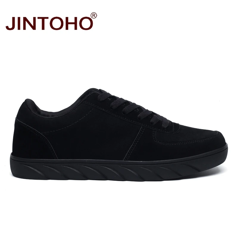 JINTOHO/Новинка 2018 года модная повседневная черная Мужская обувь дизайнерская