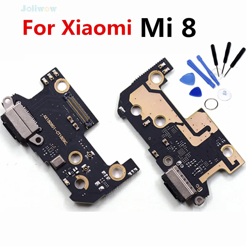 

For Xiaomi Mi8 USB Charging Port Charger Board Flex Cable Dock Plug Connector Replacement Parts for xiaomi mi 8
