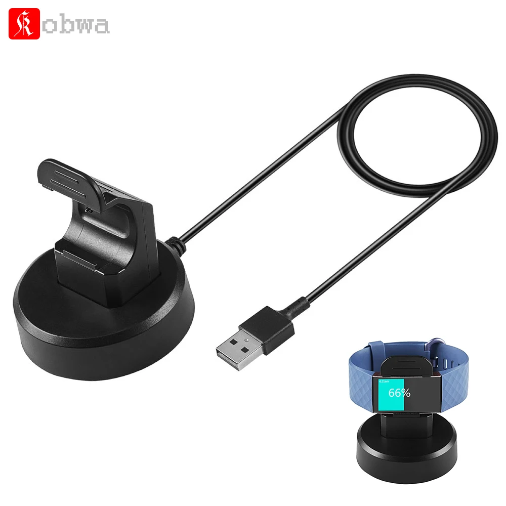 

Dropshipping Charging Clip Dock For Fitbit charge 3 Smart Watch Replacement Charger With USB Cable For Fitbit Fitness Bracelet