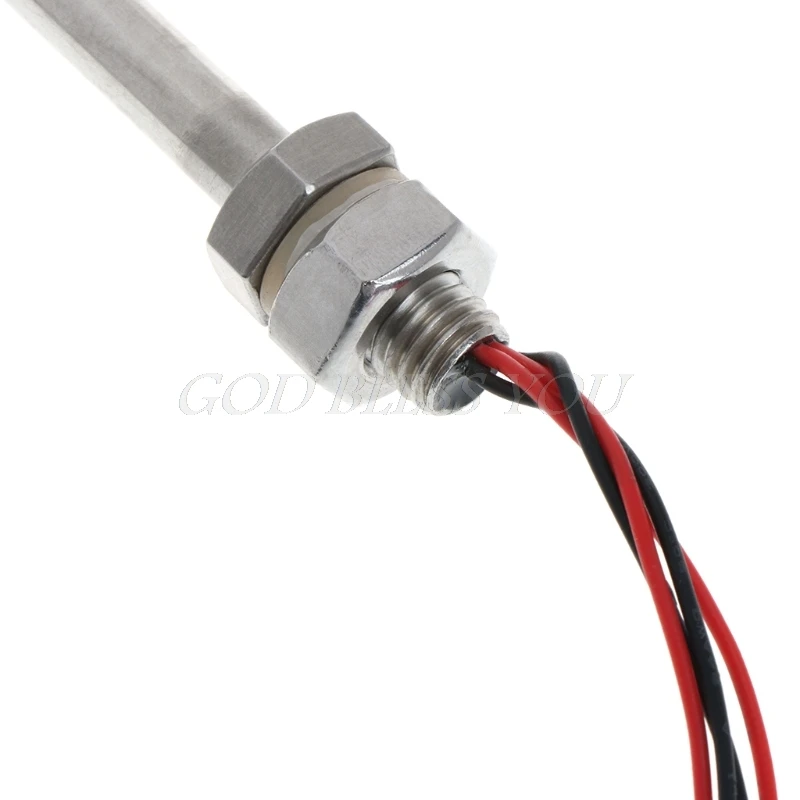 220V 10W 120mm Float Switch Auto Tank liquid Water Level Sensor Stainless Steel