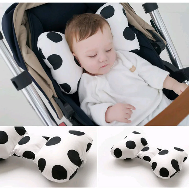 

Baby Pillow Car Seat Headrest Breathable Cotton Newborn Sleep Positioner Body Neck Protection Cushion Stroller Accessories