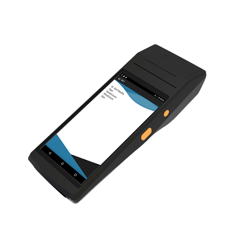 Новый портативный Smart 4G мобильный Android Bluetooth POS с термопринтером NFC|Принтеры| |