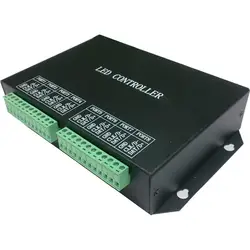 Оптовая продажа 8 портов salve светодиодный пиксельный контроллер; работа с компьютерной сетью или контроллер управления (H803TV или H803TC) привод