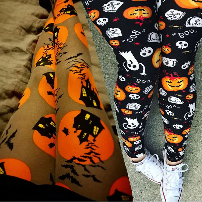 halloween workout leggings