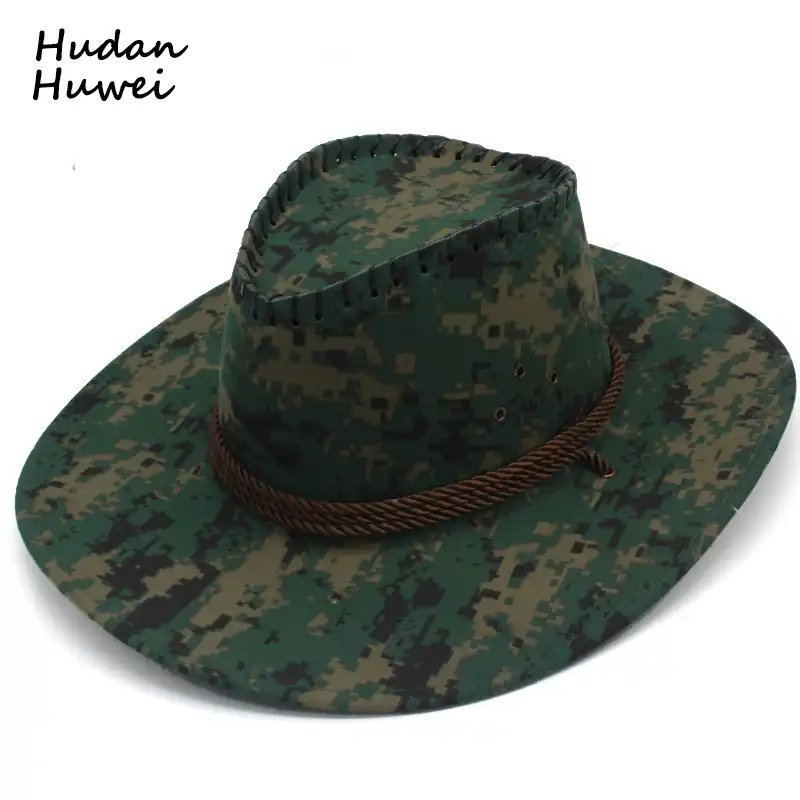 men's denim cowboy hat