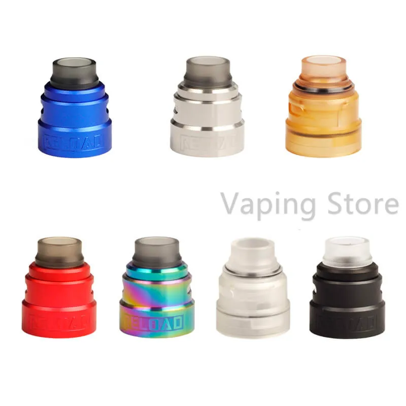 

PEI/PC/Stainless Steel Top Cap with 810 Drip Tip Kit for Reload S RDA
