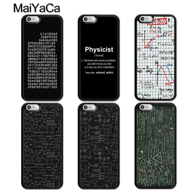 

MaiYaCa Physics Mathematics Formulas Phone Case For iphone 11 Pro MAX X XR XS MAX 6 6S 7 8 Plus 5 5S TPU Back Cover Fundas