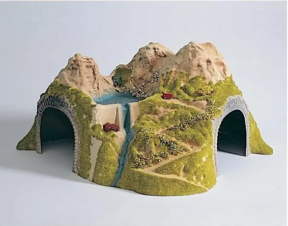 Ho 1:87 Train Model Train Tunnel Model Train Cave double line