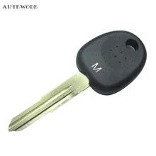 AUTEWODE Transponder car Key Shell Case Cover fit for Hyundai Tucson Accent Getz Matri Key Fob Uncut accessories 1pc left blade