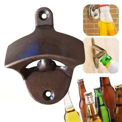 Кухонный барный инструмент открывалка для бутылок металлическая стена открывалка для пива креативная многофункциональная открывалка для