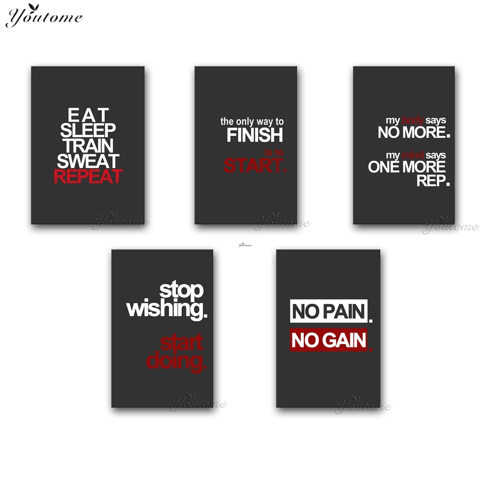 online get cheap gym fitness posters aliexpress com cheap fitness posters