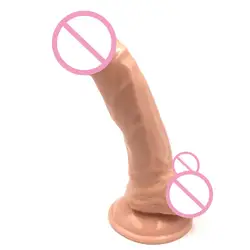 1 Цвет реалистический присоски дешевые Фаллоимитаторы мужской искусственный пенис Интимные товары Consoladores SexShop Новый Новинка 2017 года код