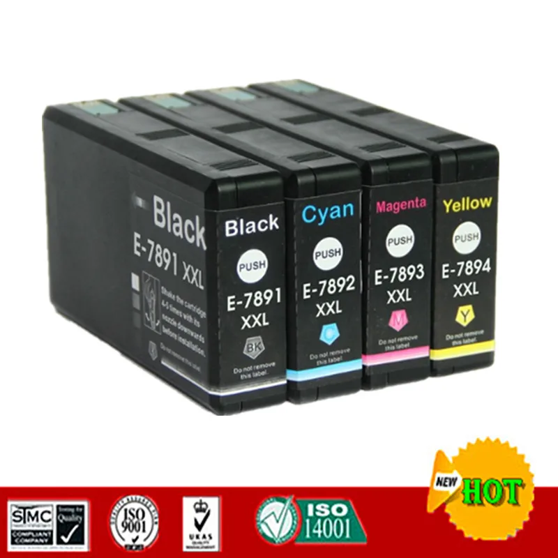Compatible Ink Cartridge for Epson T7891 T7892 T7893 T7894 For WorkForce Pro WF-5110DW 5190DW 5620DWF 5690DWF etc. | Компьютеры и офис