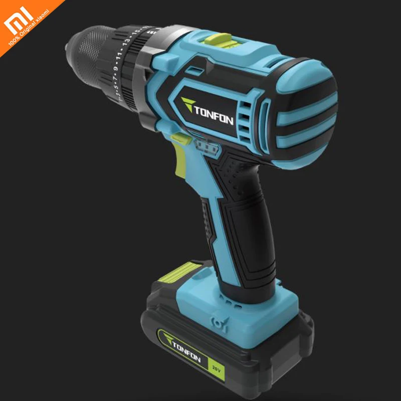 

Xiaomi Mijia High power and large torque portable mini wireless use rechargeable 20V impact drill Smart home Household