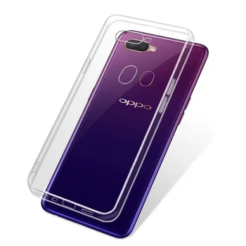 

For Oppo A7 Transparent Full Body Protective TPU Case For Oppo A7 R15x A7x F9 F7 F5 Silicone Soft Slim Back Phone Cover Case