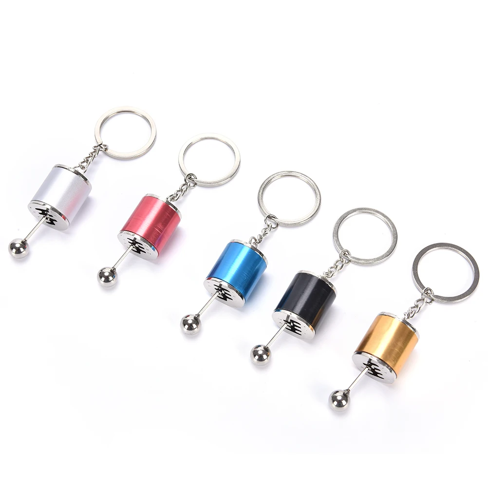 

Removable Transmission Gear Shift Gearshift Knob Gearbox Keychain Keyring Key Chain Keyfob Mini Zinc Alloy Car Truck 5 Colors