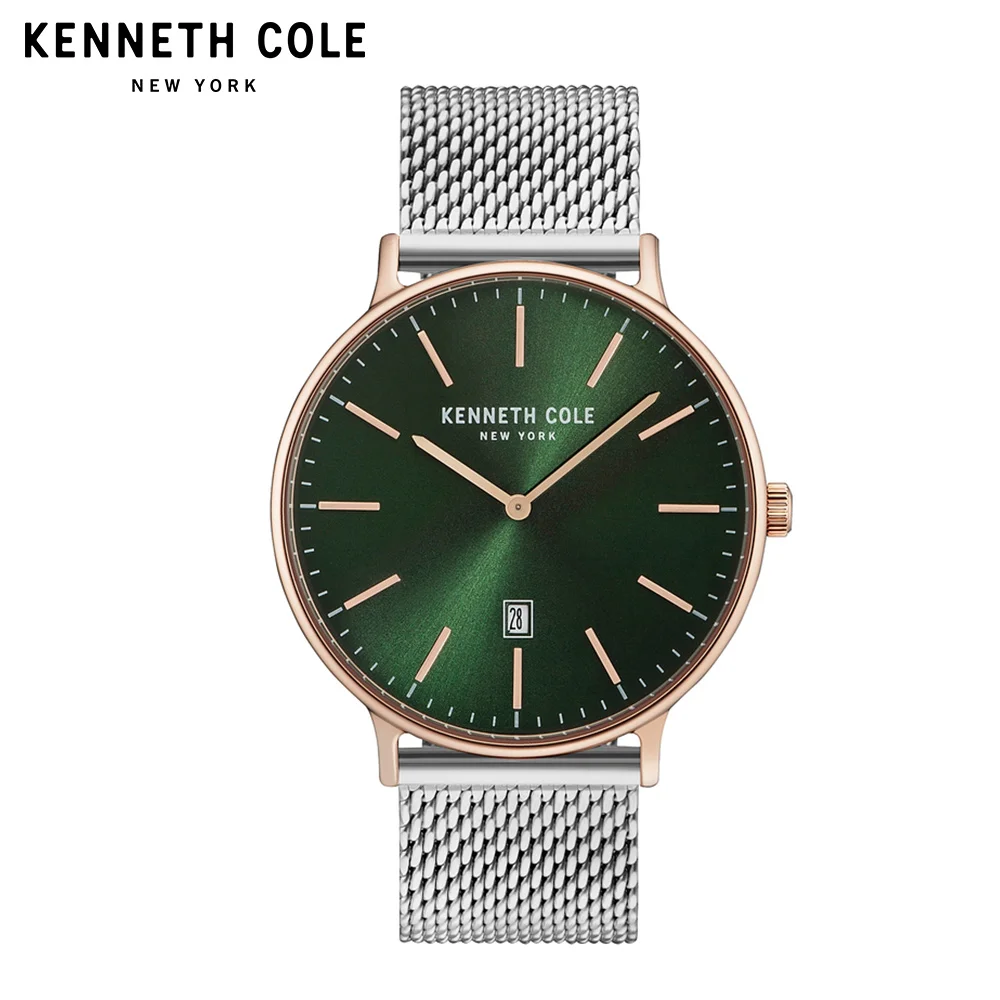 Cole Original Mens Wathces Luxury Brand Green Silver Quartz