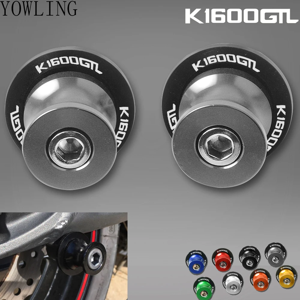

8mm Aluminum Motorcycle Stand Swingarm Spools Slider For BMW K1600B GT GTL K1600GTL K1600 GTL 2011 2012 2013 2014 2015 2016 2017