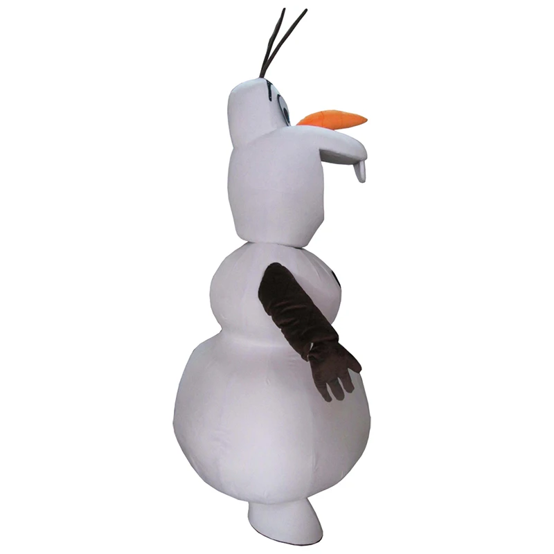 Высокое качество маскарадный костюм Олаф снеговик маскарадный костюм для взрослых