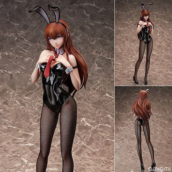 Популярная игра статуя Steins Gate Kurisu Makise Bunny Ver. Супер сексуальная фигурка 1/4 весы 34 см