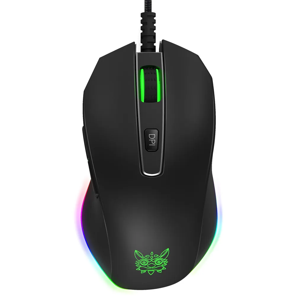 ONIKUMA CW60 8000 DPI Wired Gaming Mouse Mice 6 Buttons Design Breathing LED Colors for Gamer PC MAC (2)