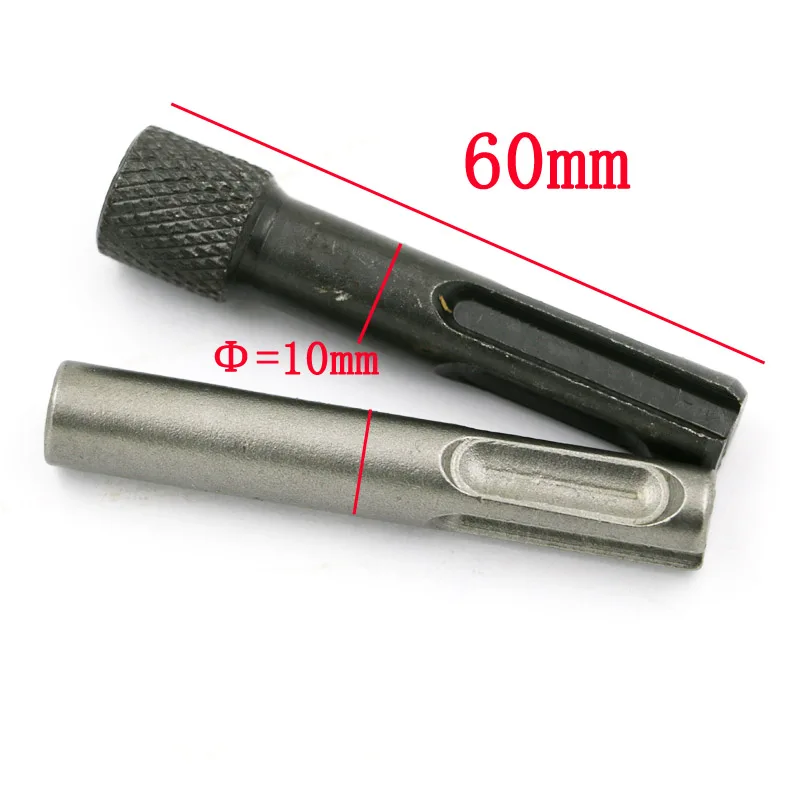 2pcs 1/4 Inch Hammer SDS Socket Nut Impact Driver Adaptors Set Drill